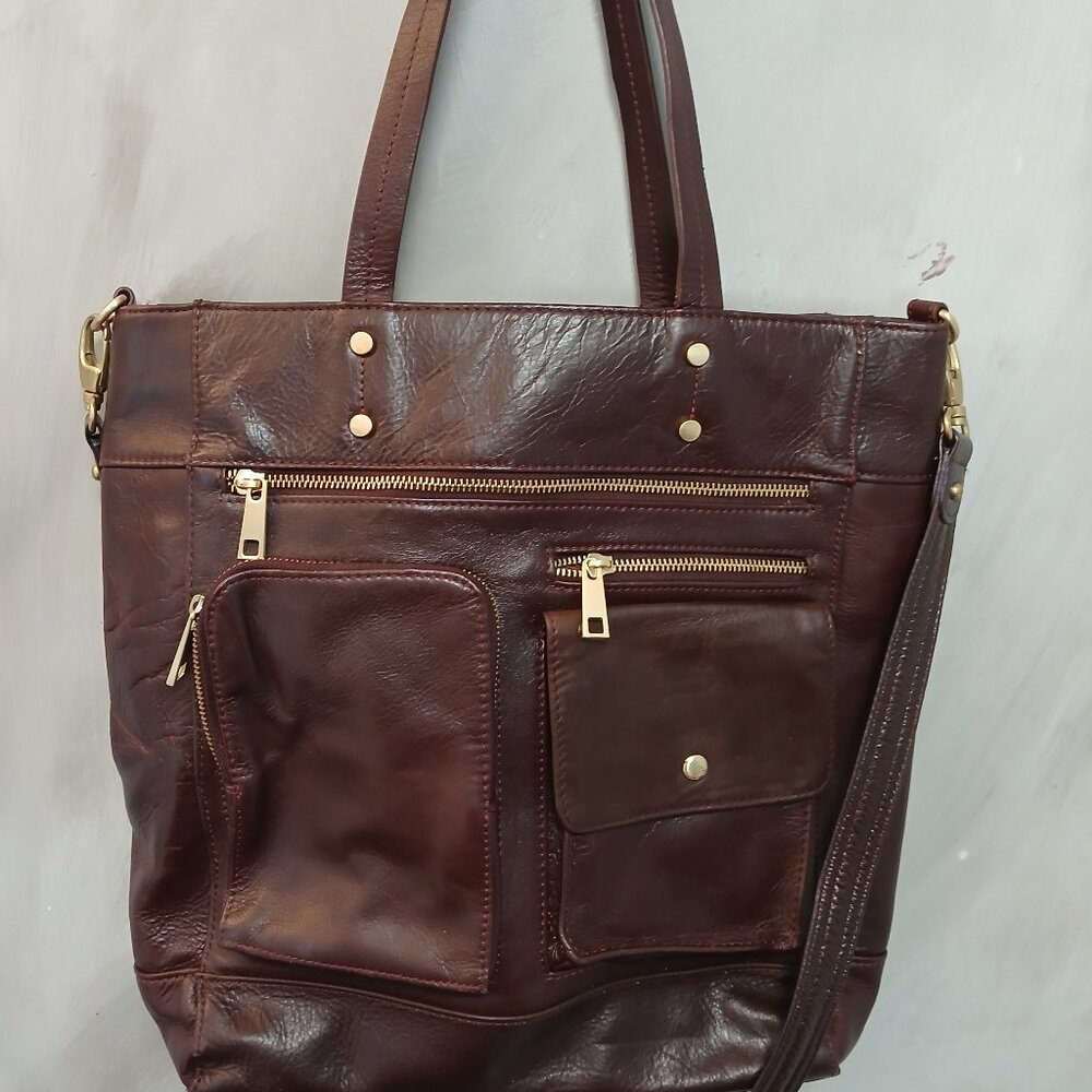 RACHEL Rachel Roy Brown Tote Bag